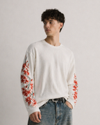 Crimson Bloom Long Sleeve