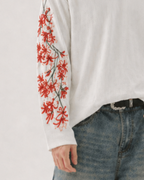 Crimson Bloom Long Sleeve
