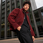 Crimson Flame Zip Jacket
