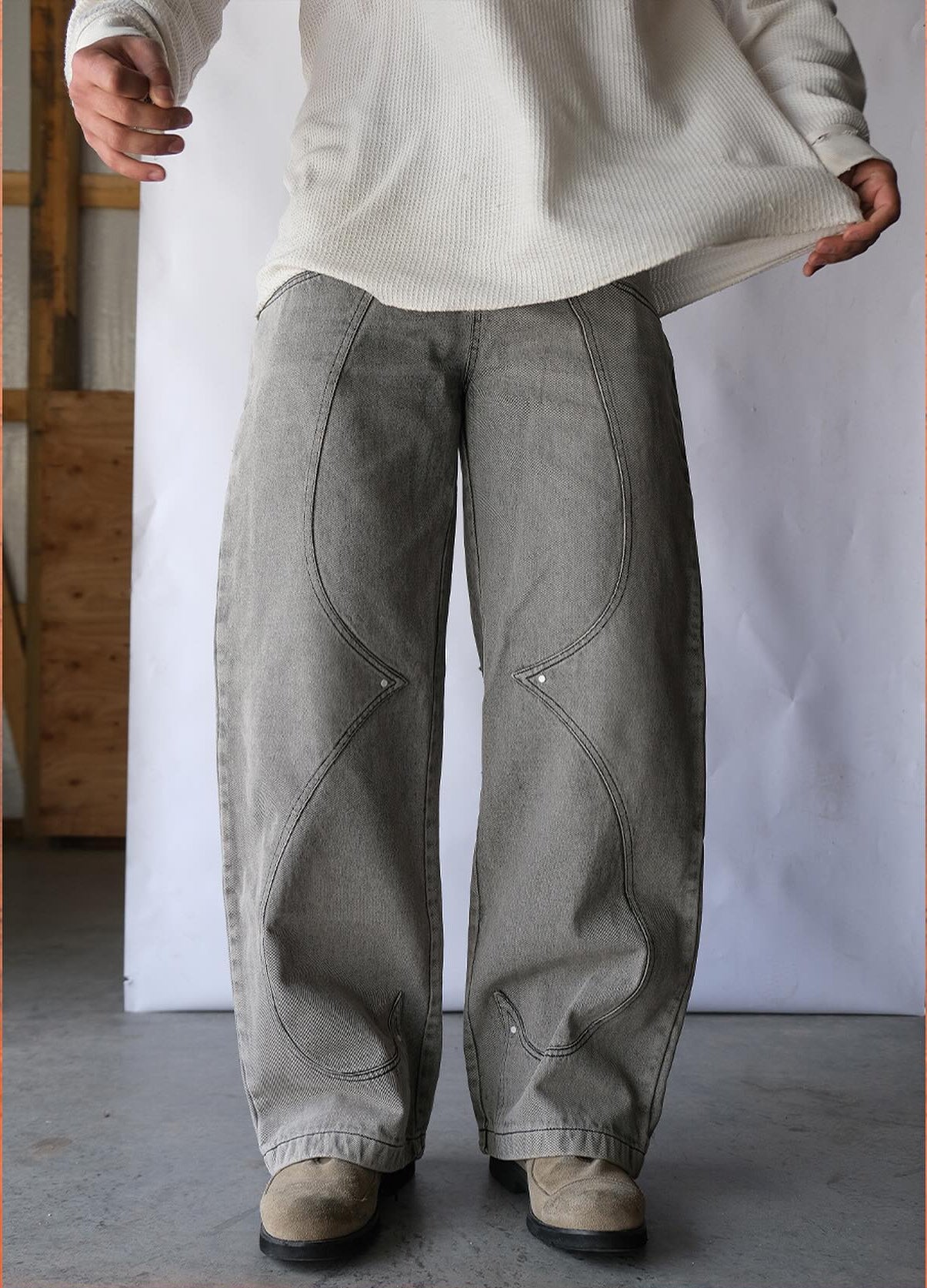 Orbit Panel Baggy Jeans