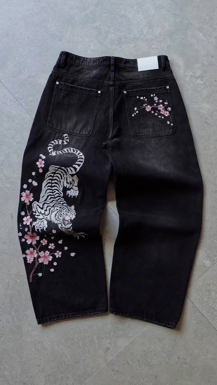 Sakura Tiger Jeans