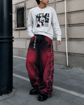 Inferno Fade Tribal Baggy Jeans