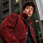 Crimson Flame Zip Jacket