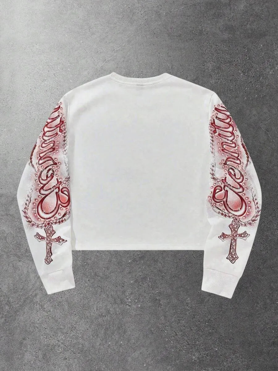 Seraphic Reverie Cropped Crew
